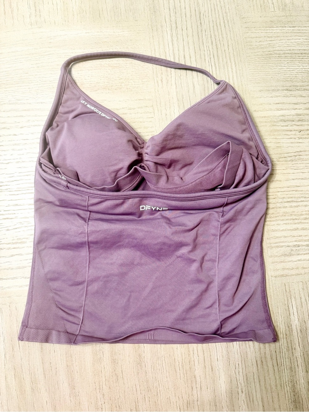 Lavender Seamless Sports Bra & Shorts Set - DRYNE - Picture 3 of 8